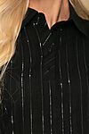 Блуза LADY TAIGA (Черный блеск) Б3609 #775433