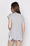 Комплект "Впечатление" (футболка + шорты) MARGO (Серый меланж) #814051