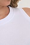 Топ EMOTION DAY Strip Crop НАТАЛИ (Белый) 38915 #891561