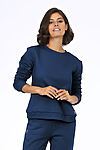 Костюм (Брюки+Свитшот) EZANNA (Индиго) W1Ks162F4 #928068