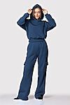 Худи EZANNA (Индиго) W1Hu289F4 #928180