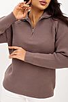 Свитер женский вязаный Дина К LIKA DRESS (Коричневый) 9672 #928625
