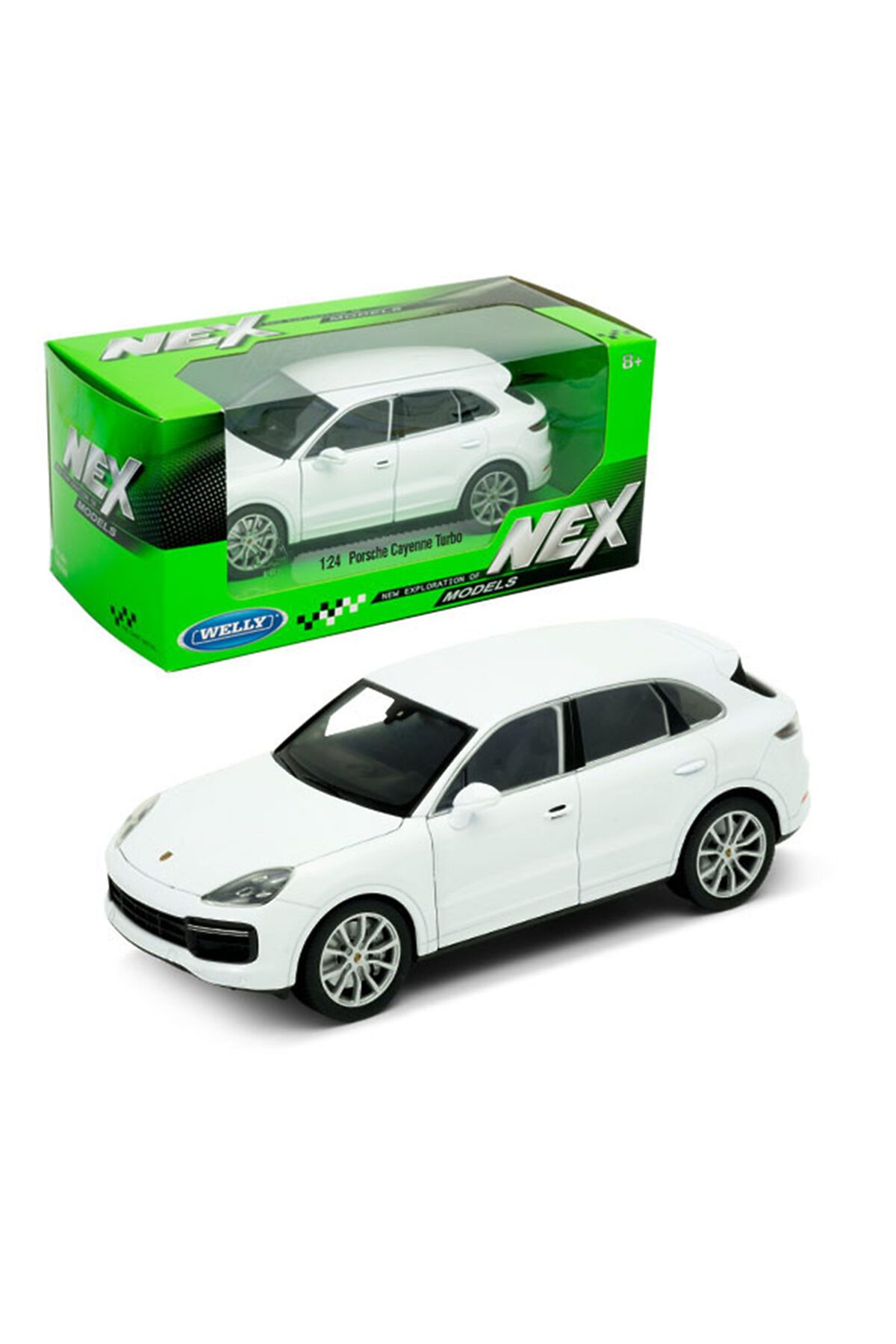 Игрушка модель машины 1:24 Porsche Cayenne Turbo WELLY (Мультиколор) 24092  #267461