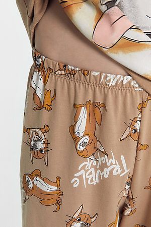Пижама MARK FORMELLE (Бежевый +собачки на бежевом) 22/24101ПП-0 #1000253