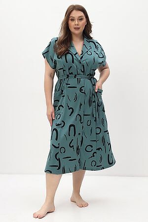 Халат LIKA DRESS, хаки 10042 #1002864 купить с доставкой в интернет-магазине OptMoyo.ru