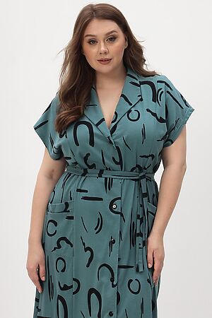 Халат LIKA DRESS, хаки 10042 #1002864 купить с доставкой в интернет-магазине OptMoyo.ru