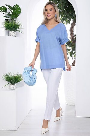 Блуза LADY TAIGA (Голубая) Б10296 #1003270