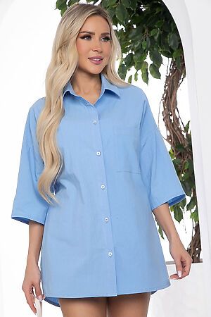 Костюм (Рубашка+Шорты) LADY TAIGA (Голубой) К10367 #1004033