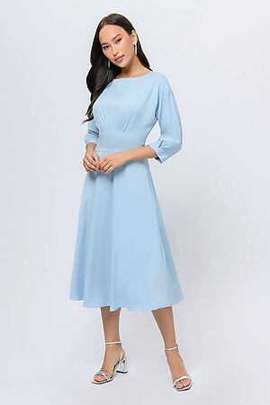 Платье 1001 DRESS, голубой 0102614LB #1004269 купить с доставкой в интернет-магазине OptMoyo.ru