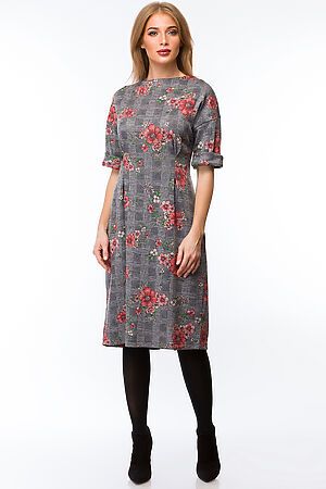 Платье FIFTYPATES (Красный/цветы) 2-507 #100557