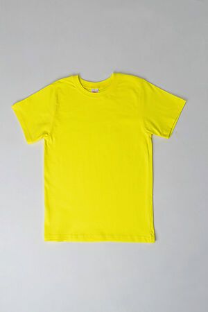 Детская футболка 7453 однотонная НАТАЛИ (Желтый) 48352 #1016471