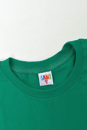 Детская футболка 7453 однотонная НАТАЛИ (Зеленый) 48352 #1016473