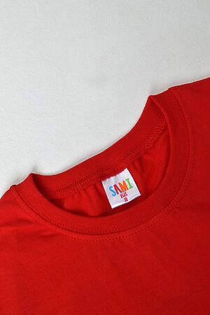 Детская футболка 7453 однотонная НАТАЛИ (Красный) 48352 #1016474