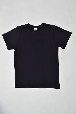 Детская футболка 7453 однотонная НАТАЛИ (Черный) 48352 #1016478
