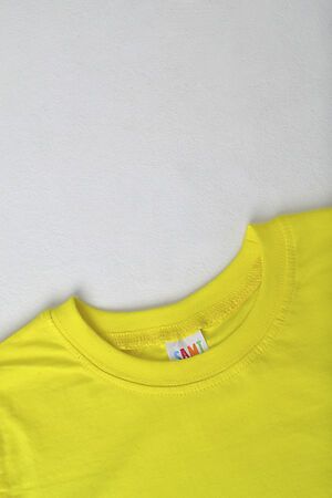 Детская футболка 7452 однотонная НАТАЛИ (Желтый) 48351 #1016483