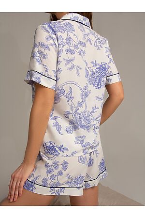 Пижама INDEFINI (Белый, Синий) 4030TBD #1016766