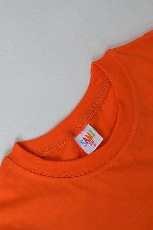 7450 футболка детская однотонная НАТАЛИ (Оранжевый) 48349 #1019639