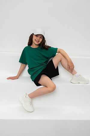 Детская футболка 7450 однотонная НАТАЛИ (Зеленый) 48349 #1023217