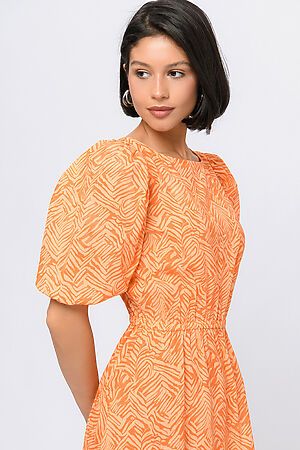 Платье 1001 DRESS, оранжевый 0103218OR #1023941 купить с доставкой в интернет-магазине OptMoyo.ru