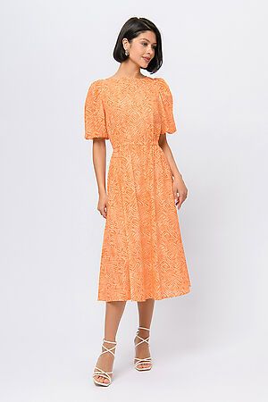 Платье 1001 DRESS, оранжевый 0103218OR #1023941 купить с доставкой в интернет-магазине OptMoyo.ru