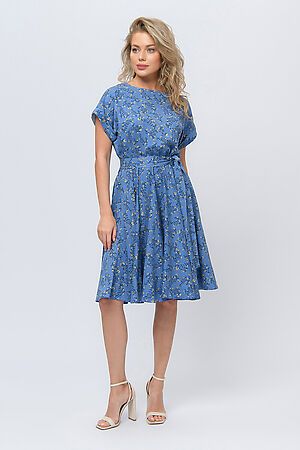 Платье 1001 DRESS, синий 0101242BL #1025786 купить с доставкой в интернет-магазине OptMoyo.ru