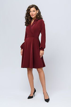 Платье 1001 DRESS, бордовый 0103022BO #1034915 купить с доставкой в интернет-магазине OptMoyo.ru