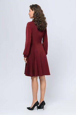 Платье 1001 DRESS, бордовый 0103022BO #1034915 купить с доставкой в интернет-магазине OptMoyo.ru