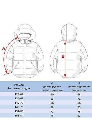 Парка BATIK, принт/желтый неон/черный 149-23з-01 #1035344 купить с доставкой в интернет-магазине OptMoyo.ru