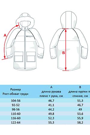 Куртка-парка BATIK, принт 516-23в-122-64-2-01 #1035423 купить с доставкой в интернет-магазине OptMoyo.ru