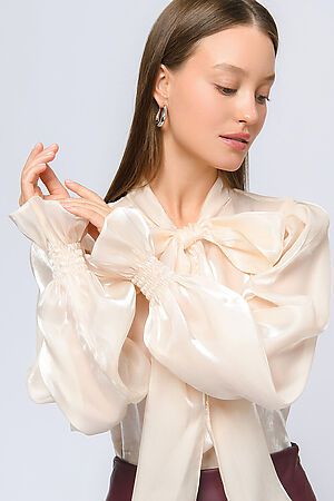 Блуза 1001 DRESS, бежевый 0103190BG #1037146 купить с доставкой в интернет-магазине OptMoyo.ru