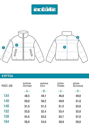 Куртка ACOOLA, зеленый 20210650034 #1039088 купить с доставкой в интернет-магазине OptMoyo.ru