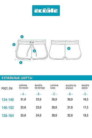 Купальные шорты ACOOLA, цветной 20214750004 #1039155 купить с доставкой в интернет-магазине OptMoyo.ru