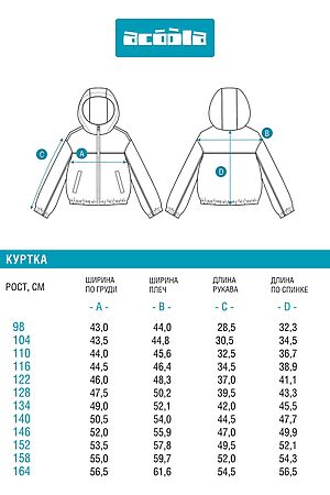 Куртка ACOOLA, мятный 20230130007 #1039250 купить с доставкой в интернет-магазине OptMoyo.ru