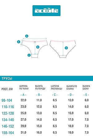 Трусы ACOOLA, набивка 20234120014 #1039413 купить с доставкой в интернет-магазине OptMoyo.ru