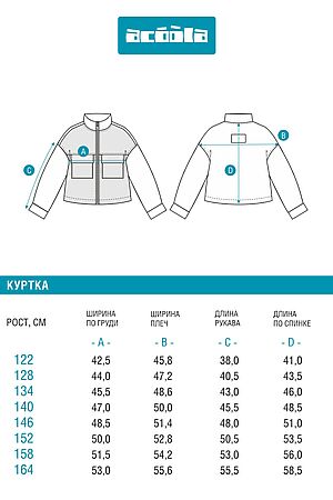 Куртка ACOOLA, черный 20240130051 #1039565 купить с доставкой в интернет-магазине OptMoyo.ru