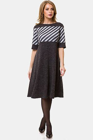 Платье FIFTYPATES (Темно-серый/Полоска) 2-518 #104249