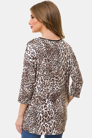 Блуза TUTACHI (Бежевый/Леопард) B 20 X #104333