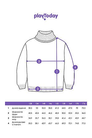 Свитер PLAYTODAY, черный 32411260 #1046146 купить с доставкой в интернет-магазине OptMoyo.ru