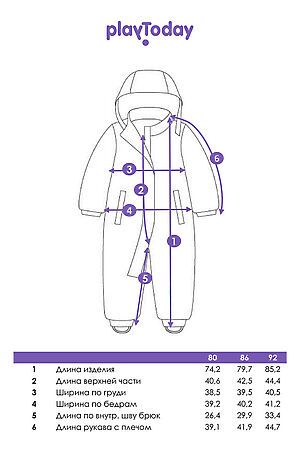Комбинезон PLAYTODAY, разноцветный 32429070 #1047298 купить с доставкой в интернет-магазине OptMoyo.ru