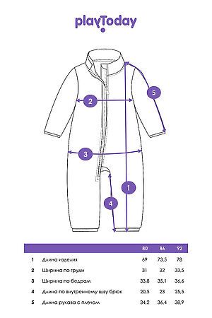 Комбинезон PLAYTODAY, разноцветный 32429069 #1047518 купить с доставкой в интернет-магазине OptMoyo.ru