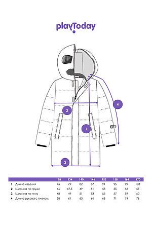 Пальто PLAYTODAY, черный,белый,фиолетовый 32421226 #1048127 купить с доставкой в интернет-магазине OptMoyo.ru