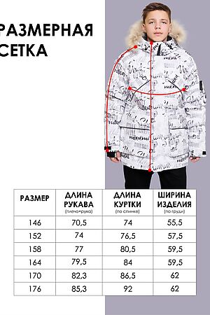 Парка BATIK, черный 772-25з-1 #1048436 купить с доставкой в интернет-магазине OptMoyo.ru