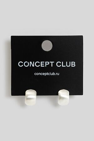 Серьги CONCEPT CLUB, серебристый 10206220359 #1054978 купить с доставкой в интернет-магазине OptMoyo.ru