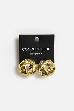 Серьги CONCEPT CLUB, золотистый 10206220343 #1054998 купить с доставкой в интернет-магазине OptMoyo.ru