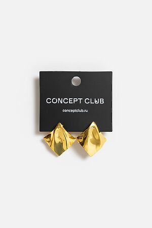 Серьги CONCEPT CLUB, золотистый 10206220344 #1055012 купить с доставкой в интернет-магазине OptMoyo.ru