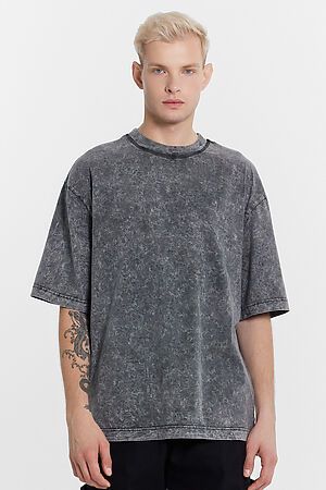 Футболка MARK FORMELLE, acid wash черный 24-ОБР4250Ц-0 #1055388 купить с доставкой в интернет-магазине OptMoyo.ru