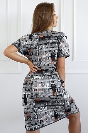 Халат LIKA DRESS, серый 10212 #1055866 купить с доставкой в интернет-магазине OptMoyo.ru