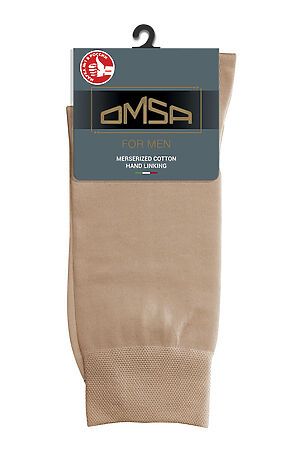 Носки OMSA, beige (бежевый) OMSA CLASSIC 206 #1057494 купить с доставкой в интернет-магазине OptMoyo.ru