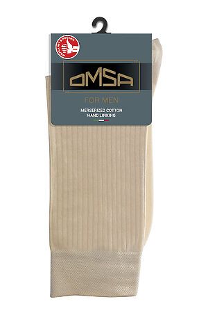 Носки OMSA, beige (бежевый) OMSA CLASSIC 207 #1057541 купить с доставкой в интернет-магазине OptMoyo.ru