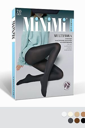 Колготки MINIMI, moka (коричневый) MULTIFIBRA  70 3D #1058255 купить с доставкой в интернет-магазине OptMoyo.ru